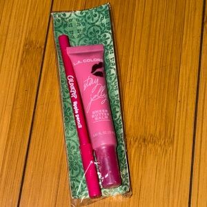 L.A. Colors Stay Jelly Sheer Butter Balm lip kit